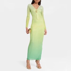 Self Portrait Hotfix Maxi Dress